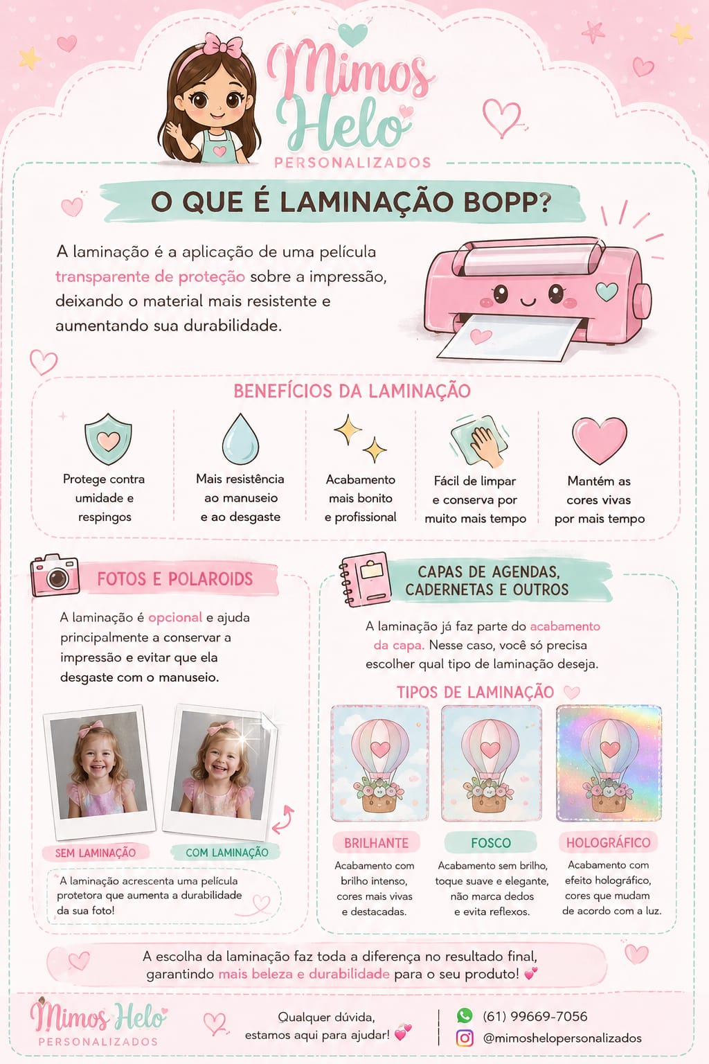 Informações sobre laminação BOPP